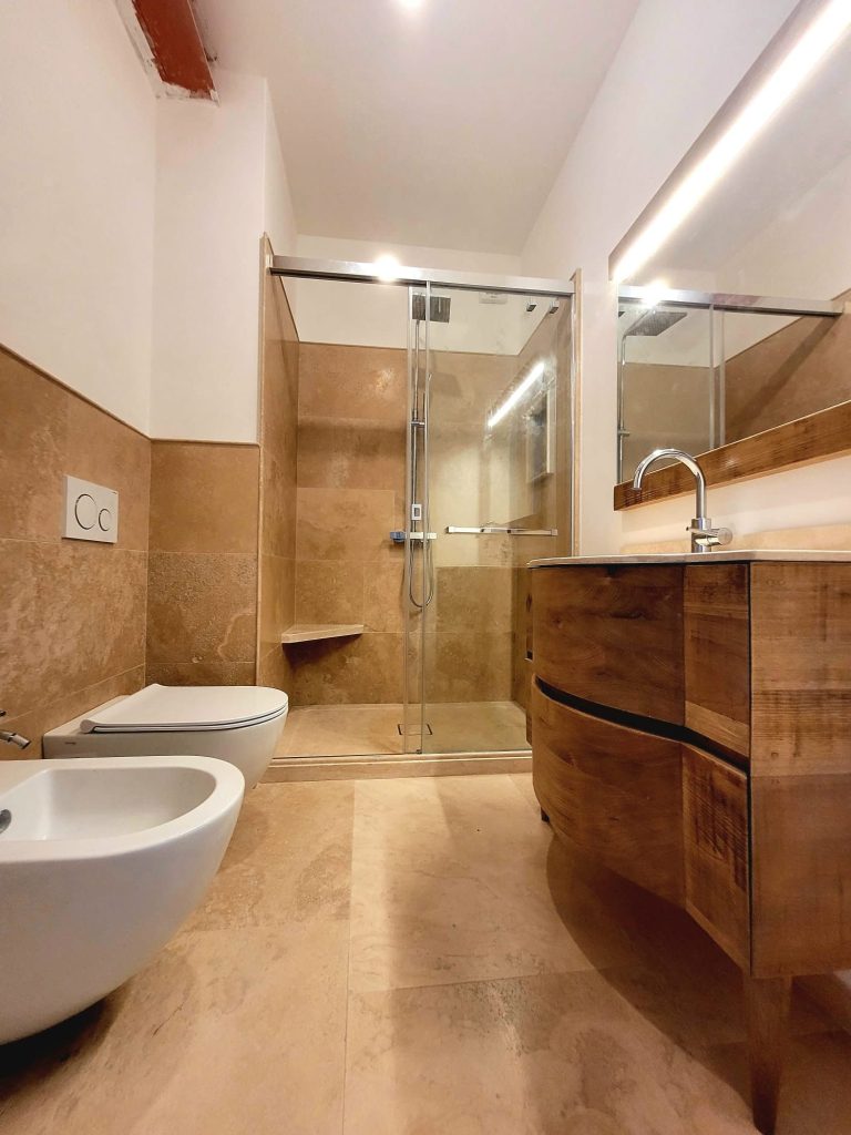 Elba FeWo Ferienwohnung Erdgeschoss Bad