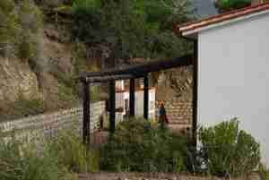 Elba FeWo Ferienwohnung Terrasse Rückseite